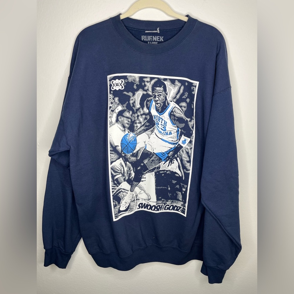 RUFFNEK Mens Vintage NBA Sweatshirt